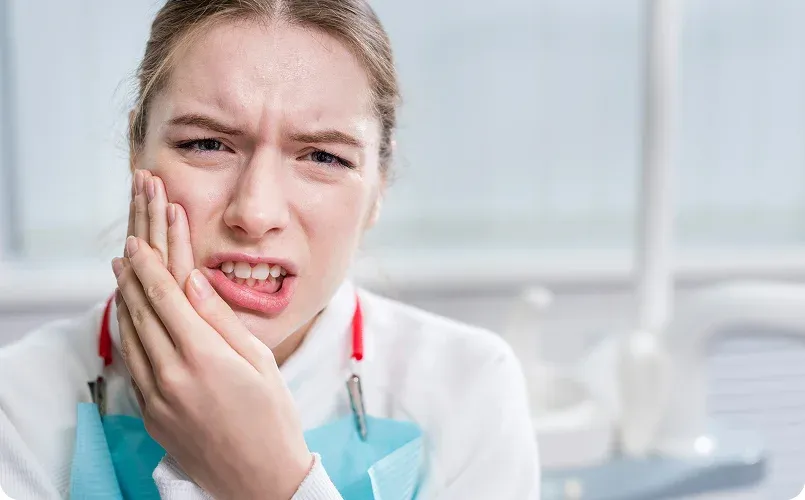 Smiling dentist
