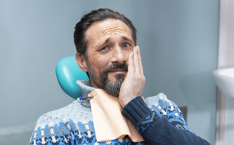 Smiling dentist