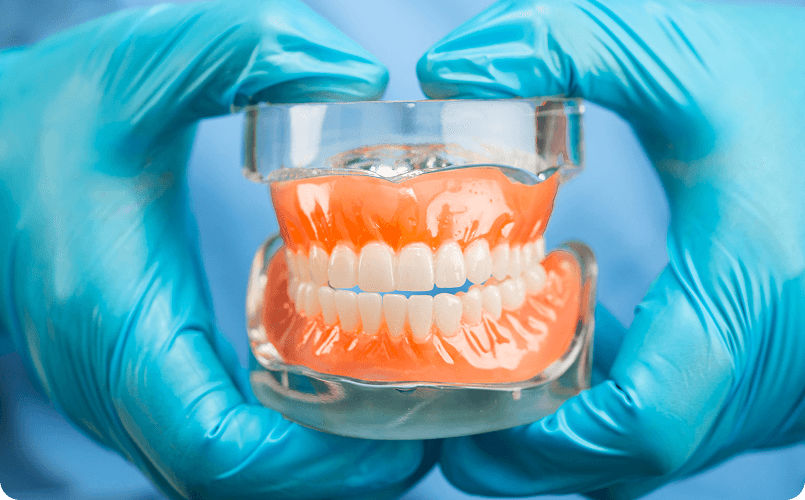 Smiling dentist